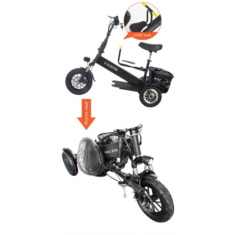 【2026】3 Wheel 2 Seats Folding  - Electric Scooter Adults recension och pris