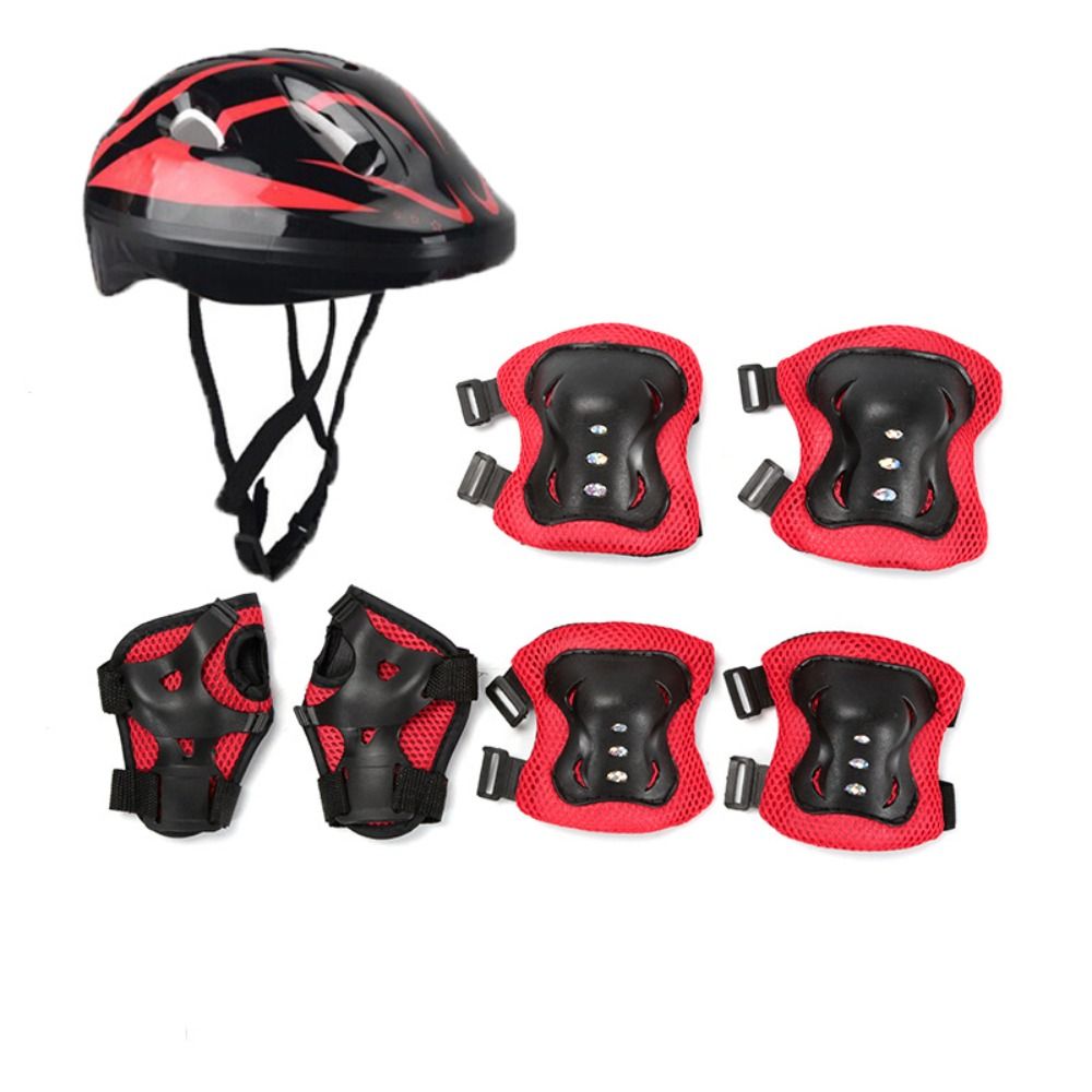 Kids Helmet Knee Elbow Pads Wr - Scooter Helmet Set recension och pris