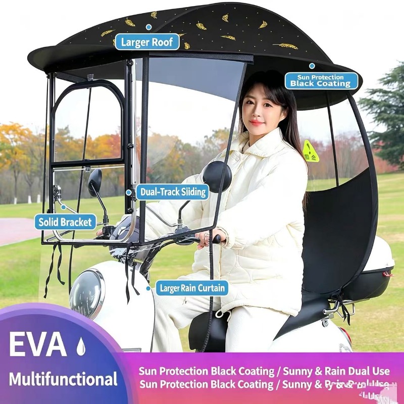 Windproof Waterproof Electric  - Electric Scooter Rain Cover recension och pris