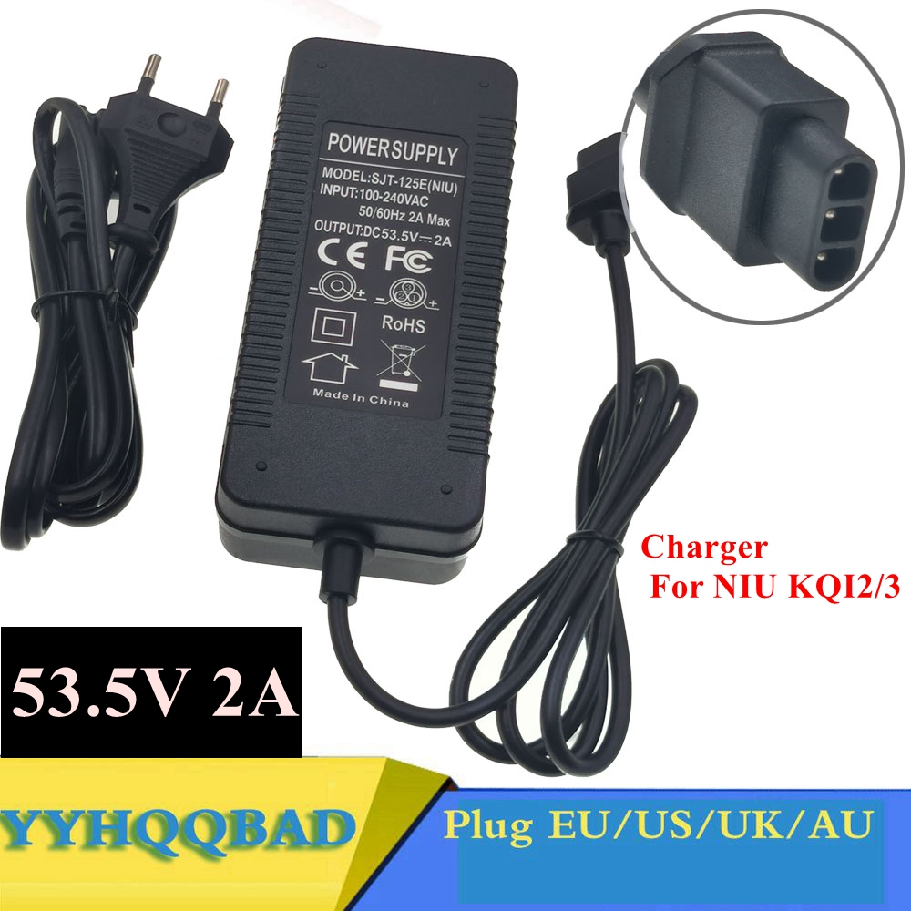 53.5V 2A Battery Charger for N - Electric Scooter Charger recension och pris