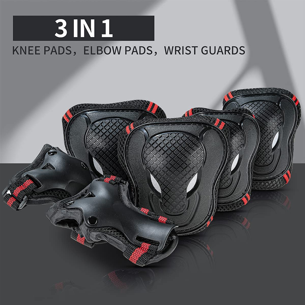 BraceTop 6Pcs/set Teens & Adul - Scooter Helmet Set recension och pris