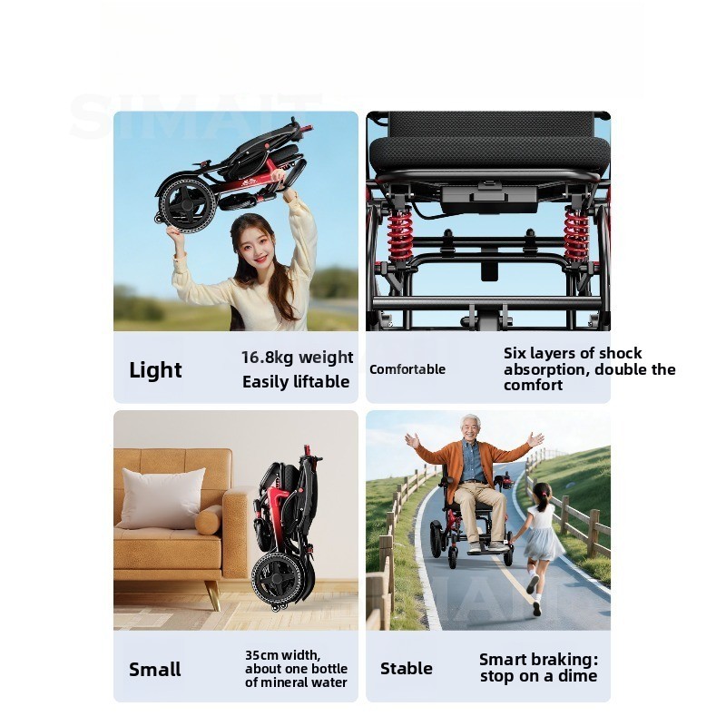 New Electric Wheelchair, Intel - Folding Electric Scooter recension och pris