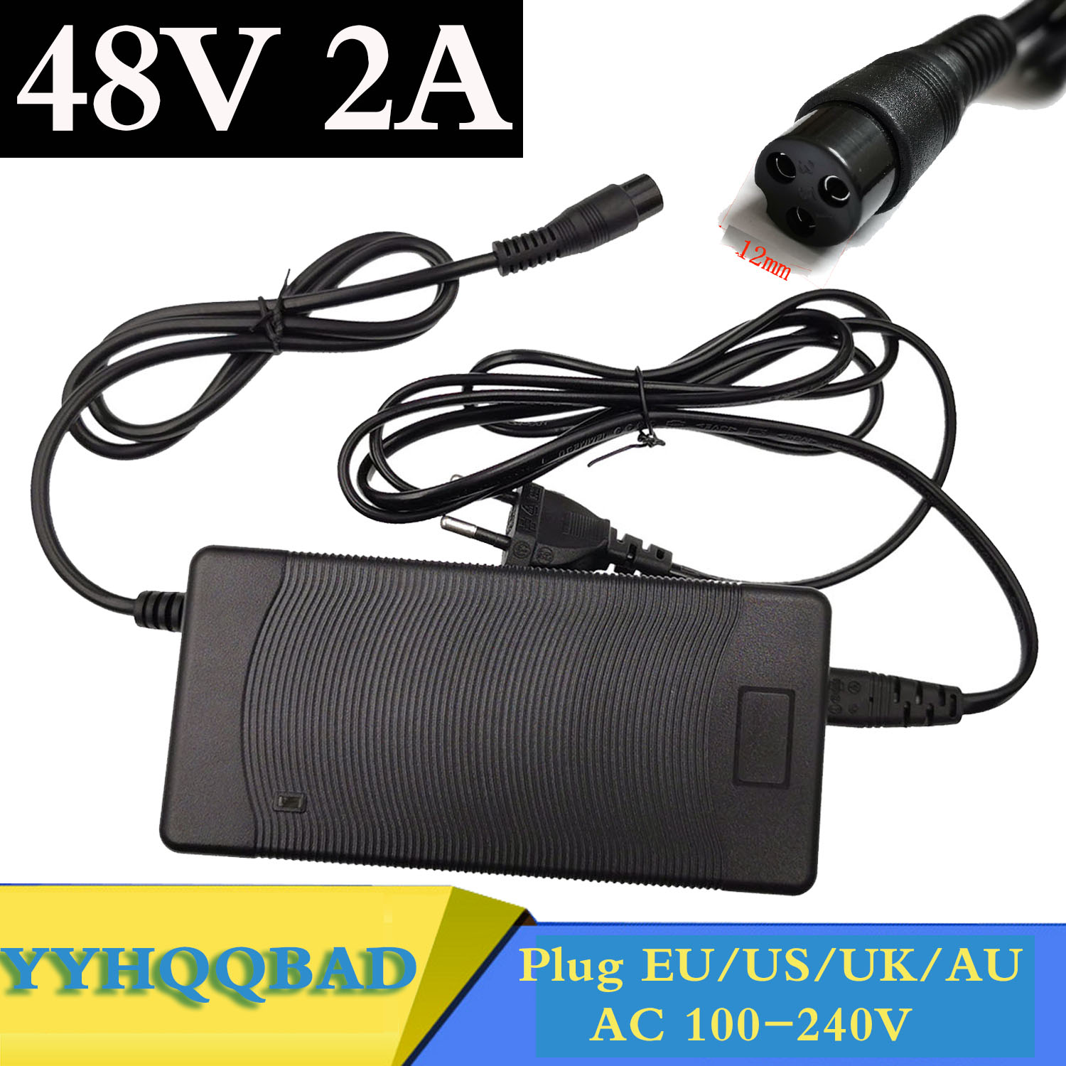 48V 2A Lead acid Battery Charg - Electric Scooter Charger recension och pris