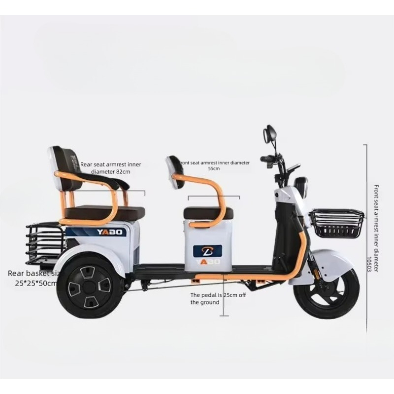 QQW Electric tricycle, tricycl - Electric Scooter Adults recension och pris